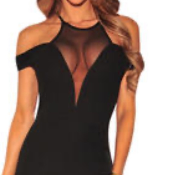 Mesh top keyhole back midi - Picture 3 of 8